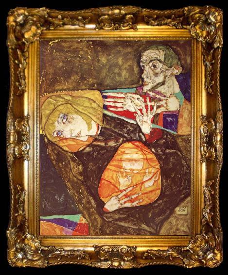 framed  Egon Schiele Holy Family, ta009-2